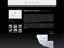 Tablet Screenshot of middleearthgeo.com
